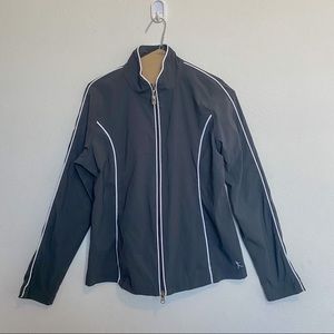 DANSKIN NOW GRAY JACKET SIZE MEDIUM